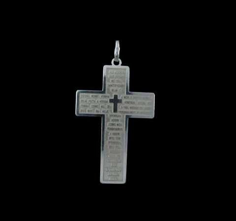 Crucifixo com Pai Nosso 2,6 cm