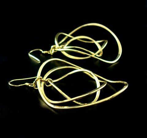 Brinco em Prata Banhado a Ouro 18K