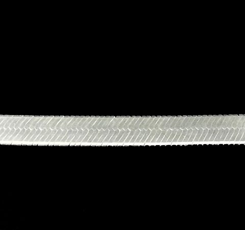 Pulseira Laminada Lacraia em Prata 5,7 mm