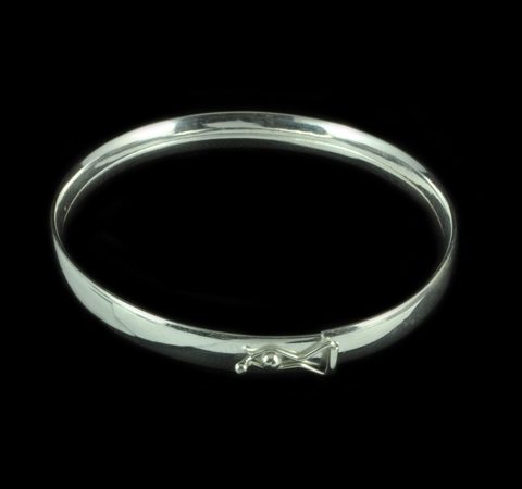Bracelete em Prata 6,0 mm