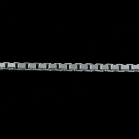 Corrente Veneziana em Prata 50 cm 1,0 mm
