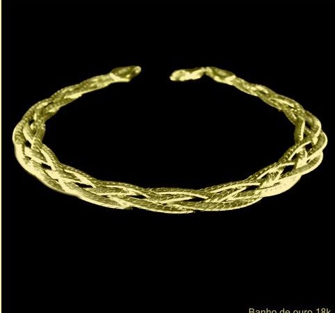 Pulseira de Prata Trançada 6,0 mm