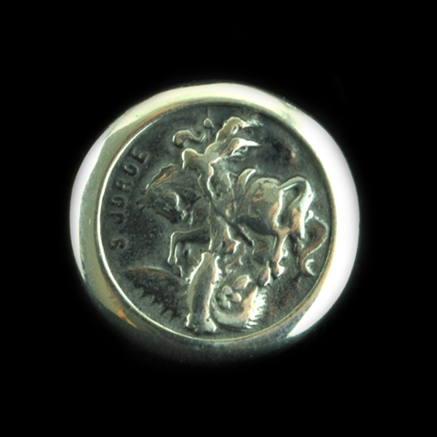 Anel São Jorge em Prata Anel São Jorge em Prata