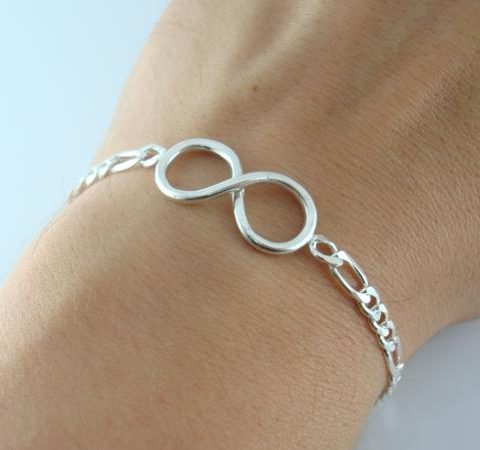 Infinito em Prata com Pulseira Elo Figaro