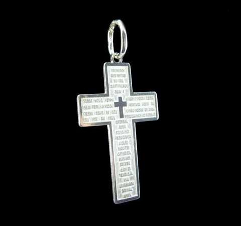 Crucifixo com Pai Nosso 2,6 cm