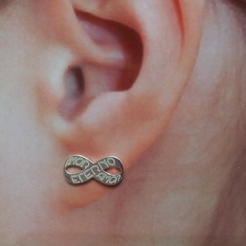 Brinco Infinito em Prata Brinco Infinito em Prata