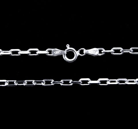 Corrente Cartier em Prata 50 cm 3,0 mm