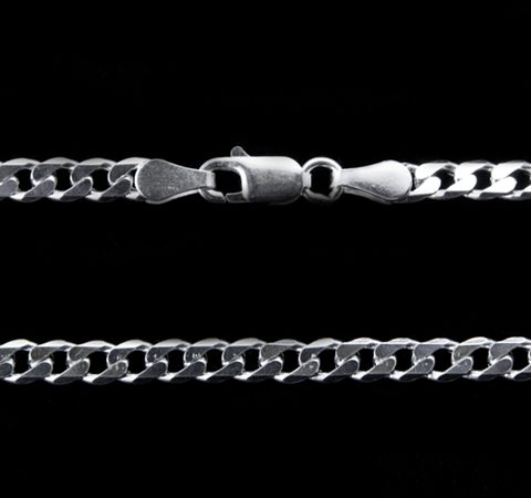 Corrente Grumet em Prata 50 cm 3,7 mm