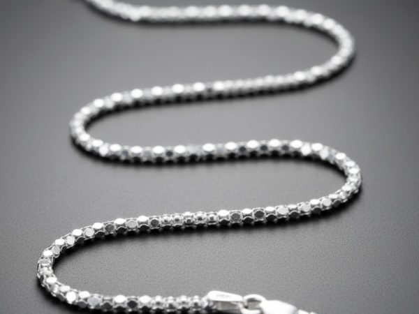 corrente pipoca em prata