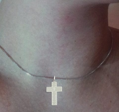 Crucifixo com Pai Nosso 2,6 cm