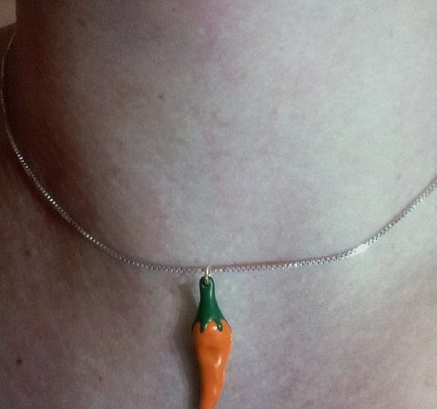 Pingente Pimenta Laranja
