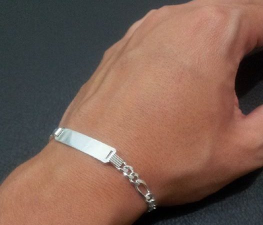 Pulseira Masculina Figaro 8 4,6 mm