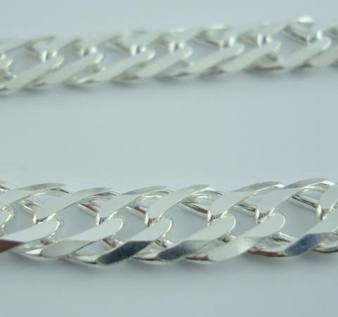 Corrente Elo Duplo em Prata 70 cm 2,4 mm