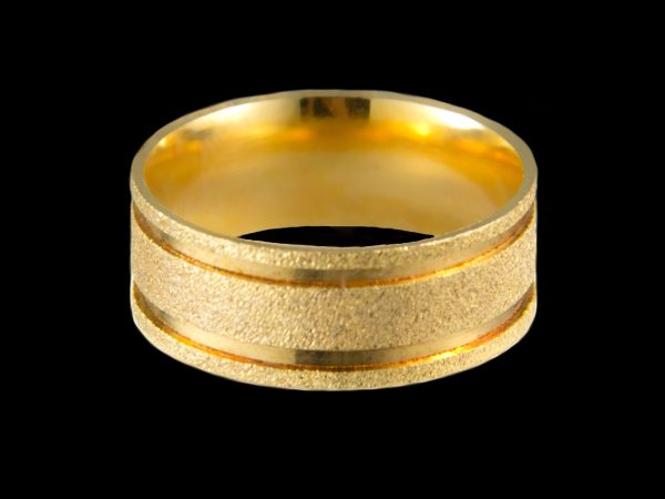 Alianças Diamantadas Banhadas a Ouro 18k