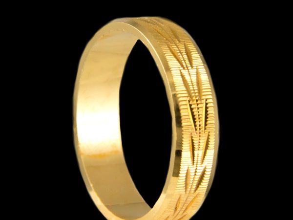 Alianças de ouro Trabalhadas 5,0 mm
