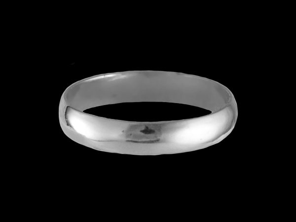 Alianças de Prata Tradicionais 3,7 mm