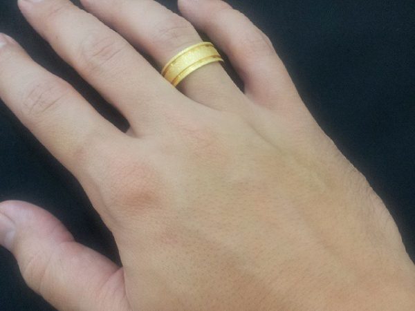 Alianças Diamantadas Banhadas a Ouro 18k
