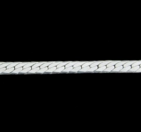 Corrente Laminada em Prata 40 cm 3,3  mm