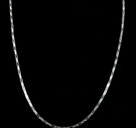 Corrente Cartier em Prata 40 cm 1,5 mm