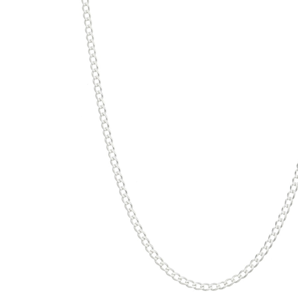 Corrente Grumet em Prata 40 cm 2,1 mm