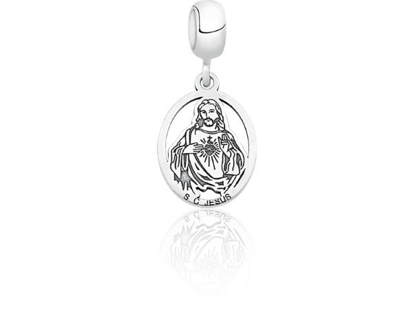 Oval Sagrado Coração de Jesus Vazado