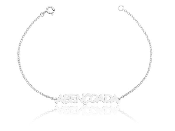 Pulseira Manuscrito Abençoada