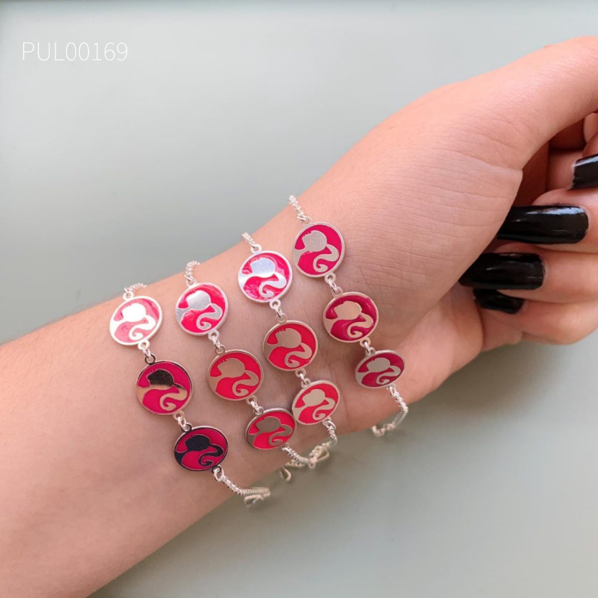 Pulseira 3 Barbies